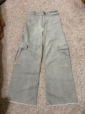 Zara Wide Leg Cargo Pants